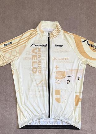 Santini италия вело футболка