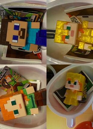 Фигурки kinder joy minecraft