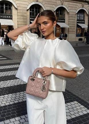 Кофта атласна мокко