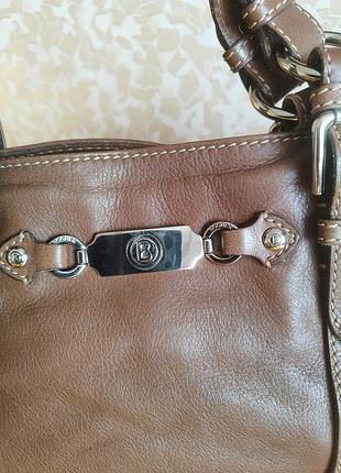 Кожаная сумка bogner, оригинал.(в комплекте родной широкий плечевой ремень) 2