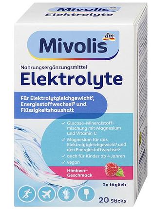 Электролиты – пакетики, 20 шт. mivolis, от dm