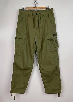 Superdryine mid-rise cargo мужские хаки карго брюки