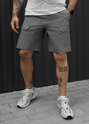 Мужские шорты staff cargo kr gray из качественного европейского хлопка