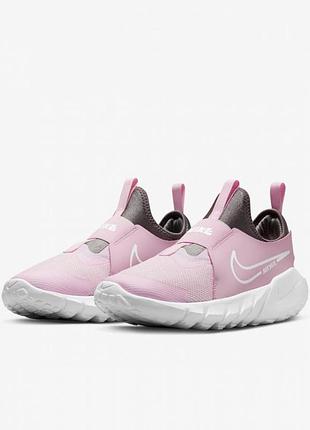 Дитячі кросівки для дівчинки nike flex runner 2 32 рожеві текстильні кросівки найк