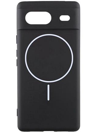 Чехол silicone cover lakshmi full camera (aa) with magnetic fit для google pixel 7