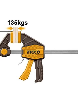 Струбцина швидкозатискна 80×900 мм ingco industrial