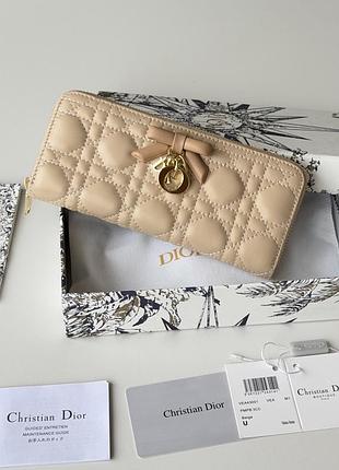 Жіночий гаманець dior з бантом