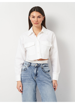 ​базова біла сорочка zara