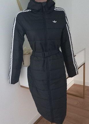 Adidas подовжене демі пальто куртка s-розмір. оригінал