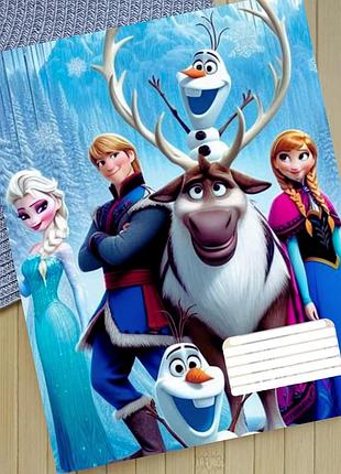 Тетрадь холодное сердце frozen в линию18 листов (29877)
