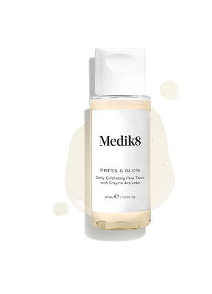 Тоник для лица medik8 press &amp; glow day exfoliating pha tonic with enzyme activator, 30 мл