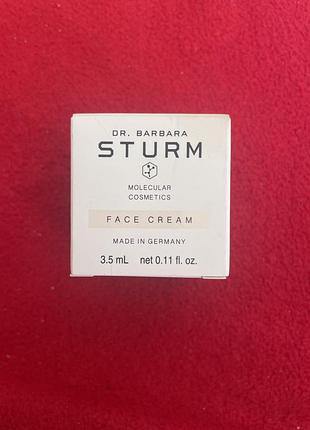 Мініатюра крему для обличчя dr. barbara sturm face cream, 3.5 мл — новий! оригінал!