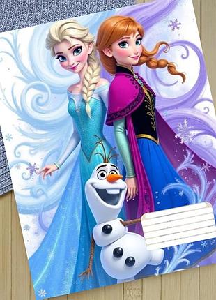 Тетрадь холодное сердце frozen в клетку 18 листов (29863)