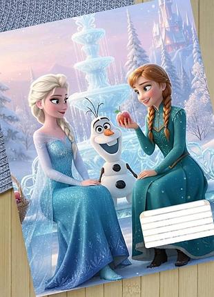 Тетрадь холодное сердце frozen в клетку 18 листов (29862)