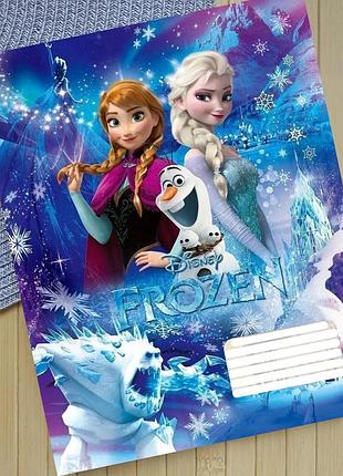 Тетрадь холодное сердце frozen в клетку 18 листов (29867)
