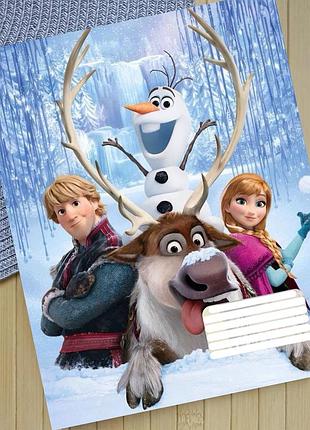 Тетрадь холодное сердце frozen в линию18 листов (29883)