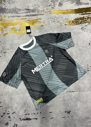 Мужская футболка джерси mertra серая спортивная винтажная с номером 22 (s-xl)