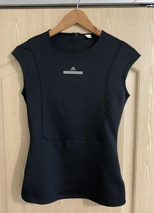 Топ adidas by stella mccartney, чорний, s