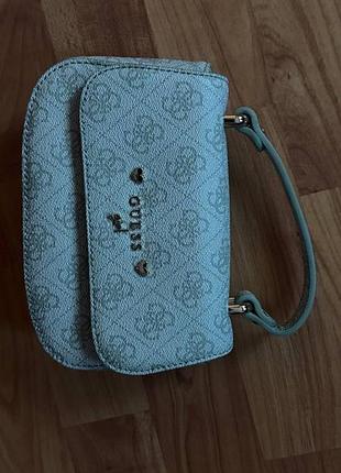 Міні зелена сумочка guess