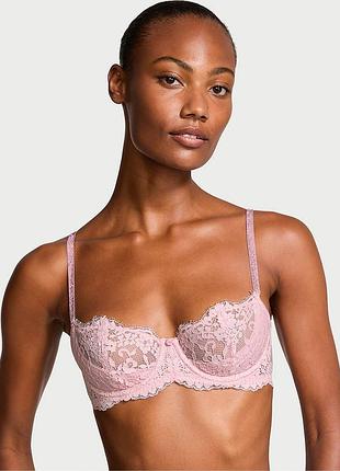 Бюстгальтер demi мереживний victoria’s secret оригінал розміри 34d,38d