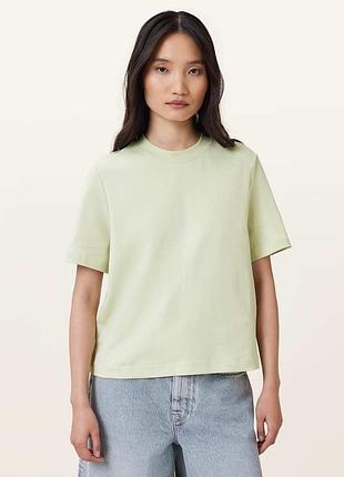 Футболка lisa boxy crew neck t-shirt allsaints w020jz-7612