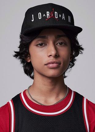 Кепка юніор підліткова jordan kids jumpman air cap black