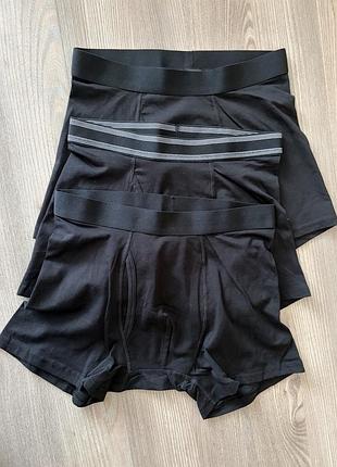 Чорні чоловічі труси боксери комплект primark