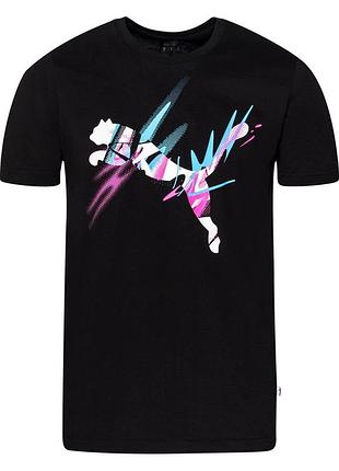 Футболка puma из коллекции neymar jr creativity с ярким графическим принтом на груди 13-14 лет 164 s, xs