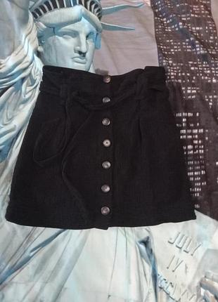 Sezane hayda skirt gauze cotton mini ss21. мини юбка.