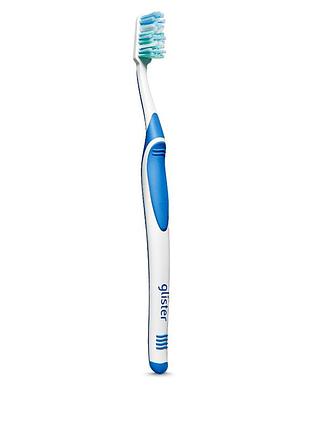 Универсальная зубная щетка со щетиной средней жесткости glister (1 шт) амвей эмвей глистер