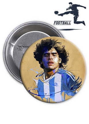 Значок diego maradona | дієго марадона (01) футбол