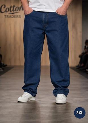 Джинси чоловічі cotton traders indigo 3xl (44) бавовна стрейч