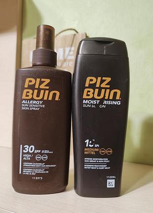Коем защита от солнца spf piz buin 15 и 30