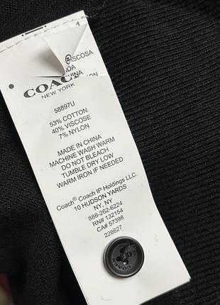 Кофта кардиган coach 5