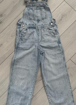 Комбінезон джинсовий некст h&m 128 см