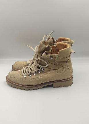 👟 mango suede hiking boots — люксовые замшевые ботинки-хайкеры 37 размер