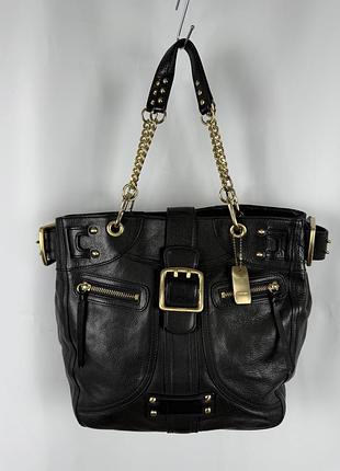 Кожаная сумка dkny