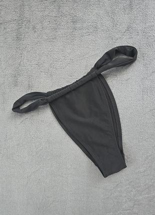 Купальні трусики, танга, чорни, missselfudg, uk 4, eu 32.