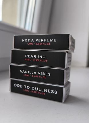 Juliette has a gun  not a perfume, pear, vanilla vibes, ode to dullness