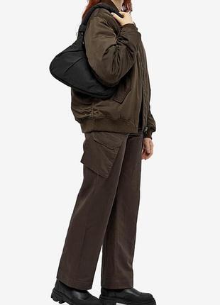 Samsøe samsøe women's gaia straight combat trouser in delicioso cargo linen cotton pants s size
