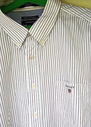 Натуральна котонова сорочка, 3xl, gant.