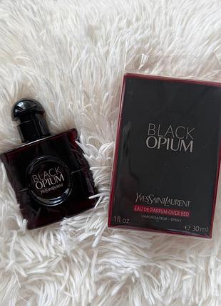 Парфуми нові оригінал black opium over red ysl yves saint laurent 30 мл