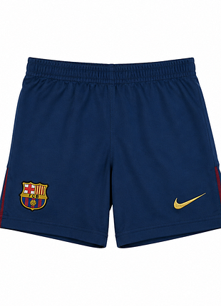 Детские спортивные шорты синие barcelona nike