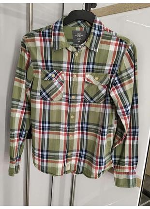 Рубашка в клетку h&m
