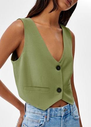 Дуже 🔥🔥крута стильна жилетка bershka