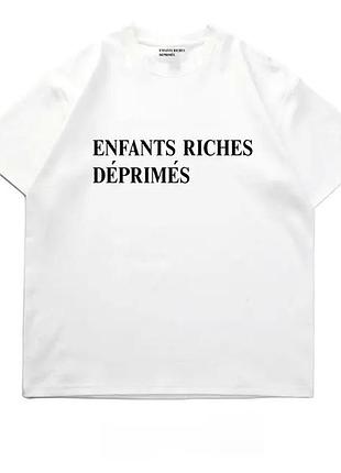 Біла футболка enfants riches deprimes унісекс erd