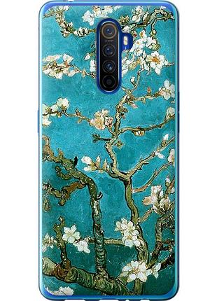 Чехол силиконовый на телефон realme x2 pro винсент ван гог. сакура "841u-1866-58250"