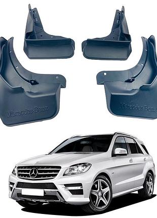 Бризговики mercedes-benz ml class w166 2012-2015 под порог, под amg пакет
