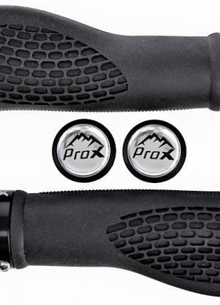 Грипсы prox gp-40b 135mm с рожками черный (c-c-0234)