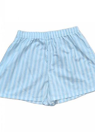 Шорти бавовняні для дівчинки h&m 1071058-001 134 см (8-9 years) блакитний